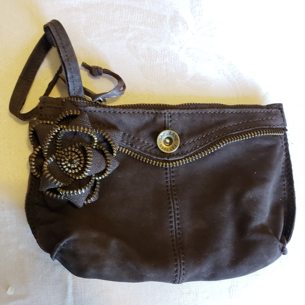 RARE Signature Gap Jeans Women's Leather Wristlet
